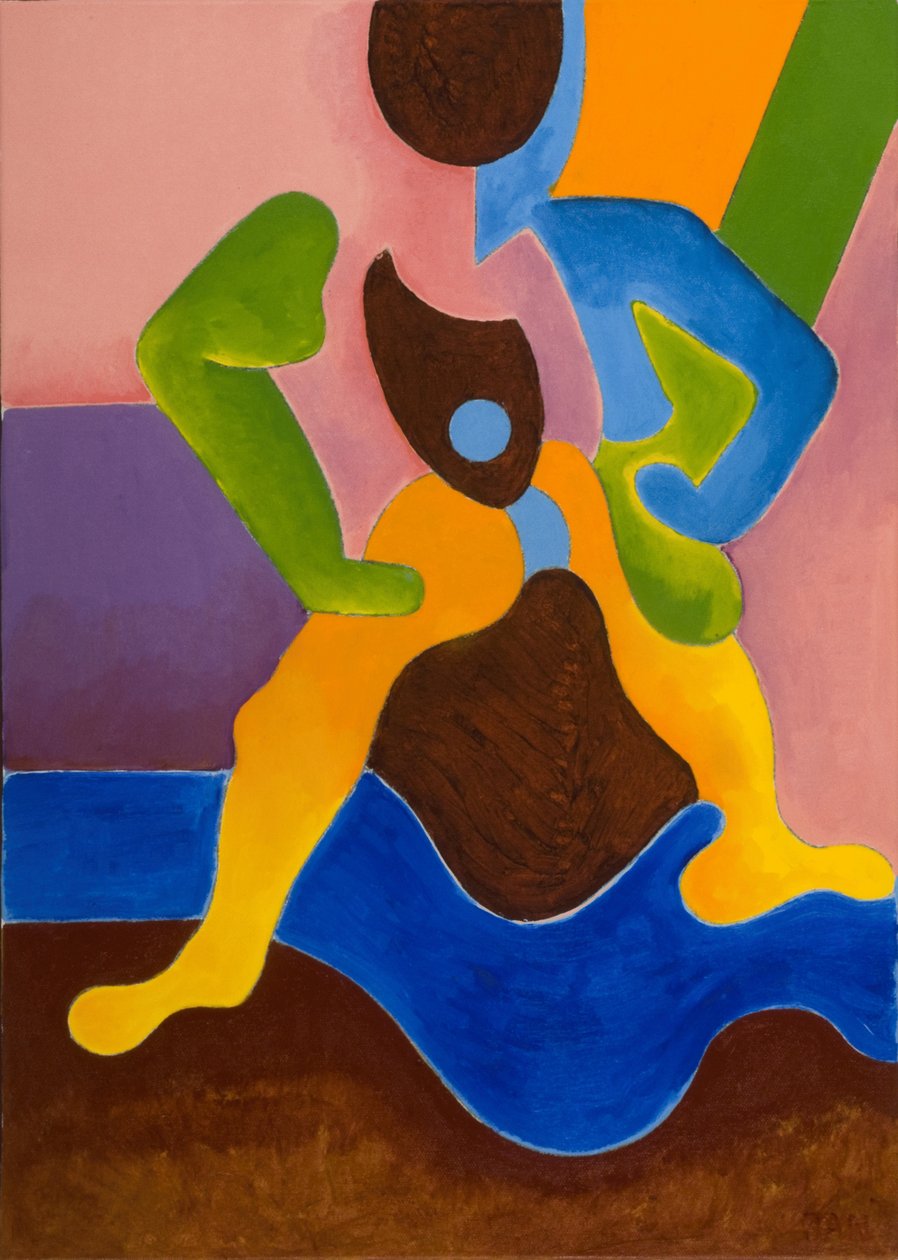 Niedoświadczony poganiacz wielbłądów, 2009 (olej na płótnie) autorstwa Jan Groneberg