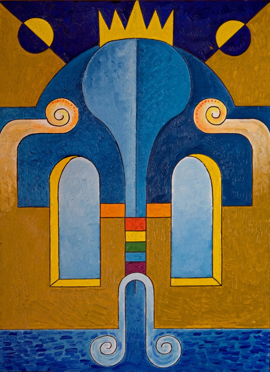 Panna Młoda, 2006 (olej na drewnie) autorstwa Jan Groneberg