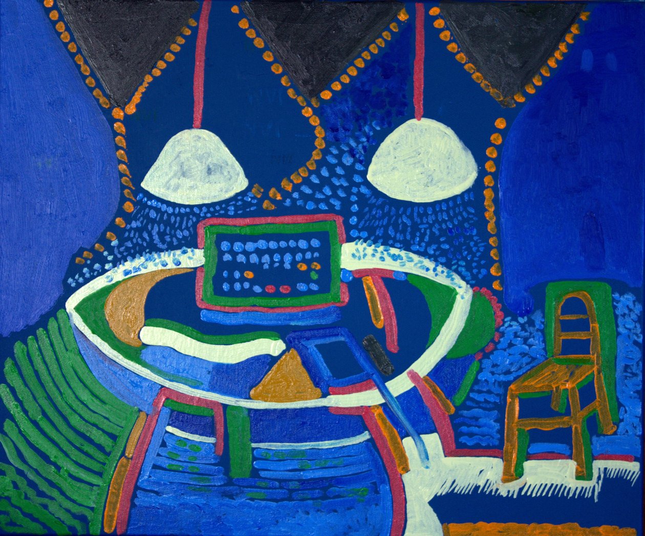 Imperium frajerów, 2009 (olej na płótnie) autorstwa Jan Groneberg