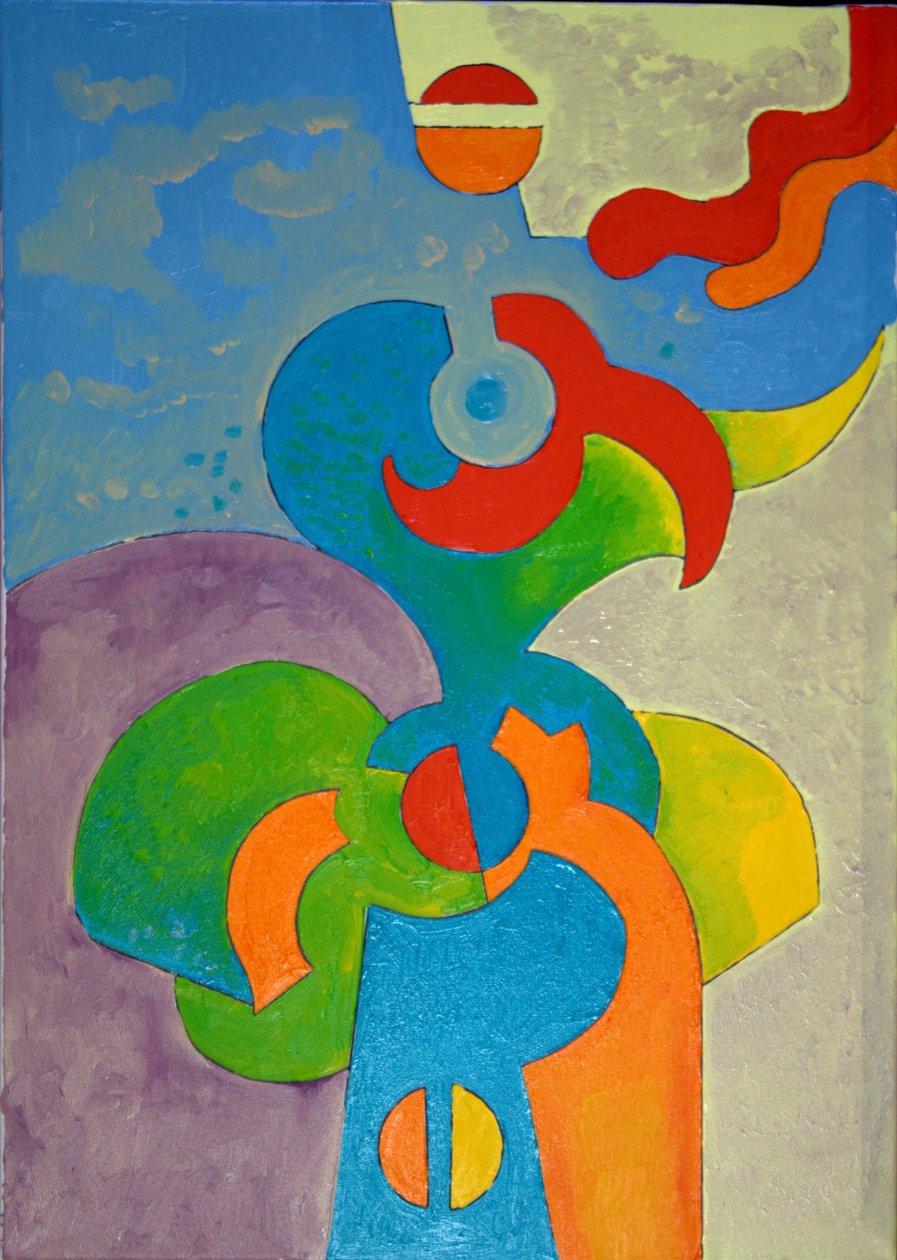 To nie jest papuga, 2009 (olej na płótnie) autorstwa Jan Groneberg