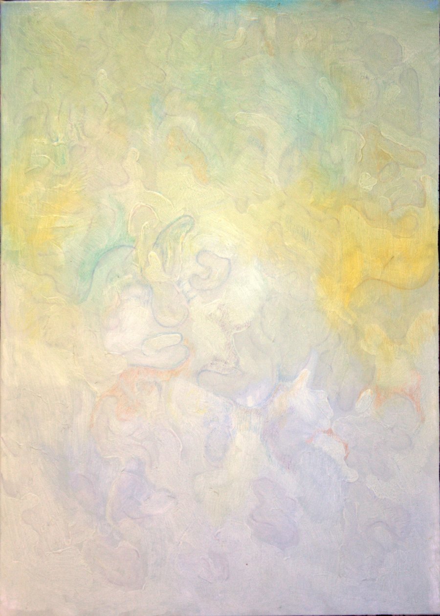 Bardzo gęsta mgła, 2009 (olej na płótnie) autorstwa Jan Groneberg