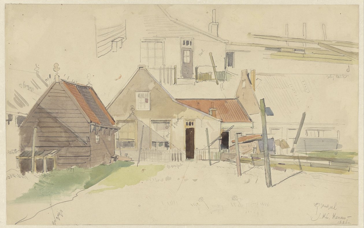 Studia domów w Vinkenbuurt, Amsterdam autorstwa Jan H.L. Hanau