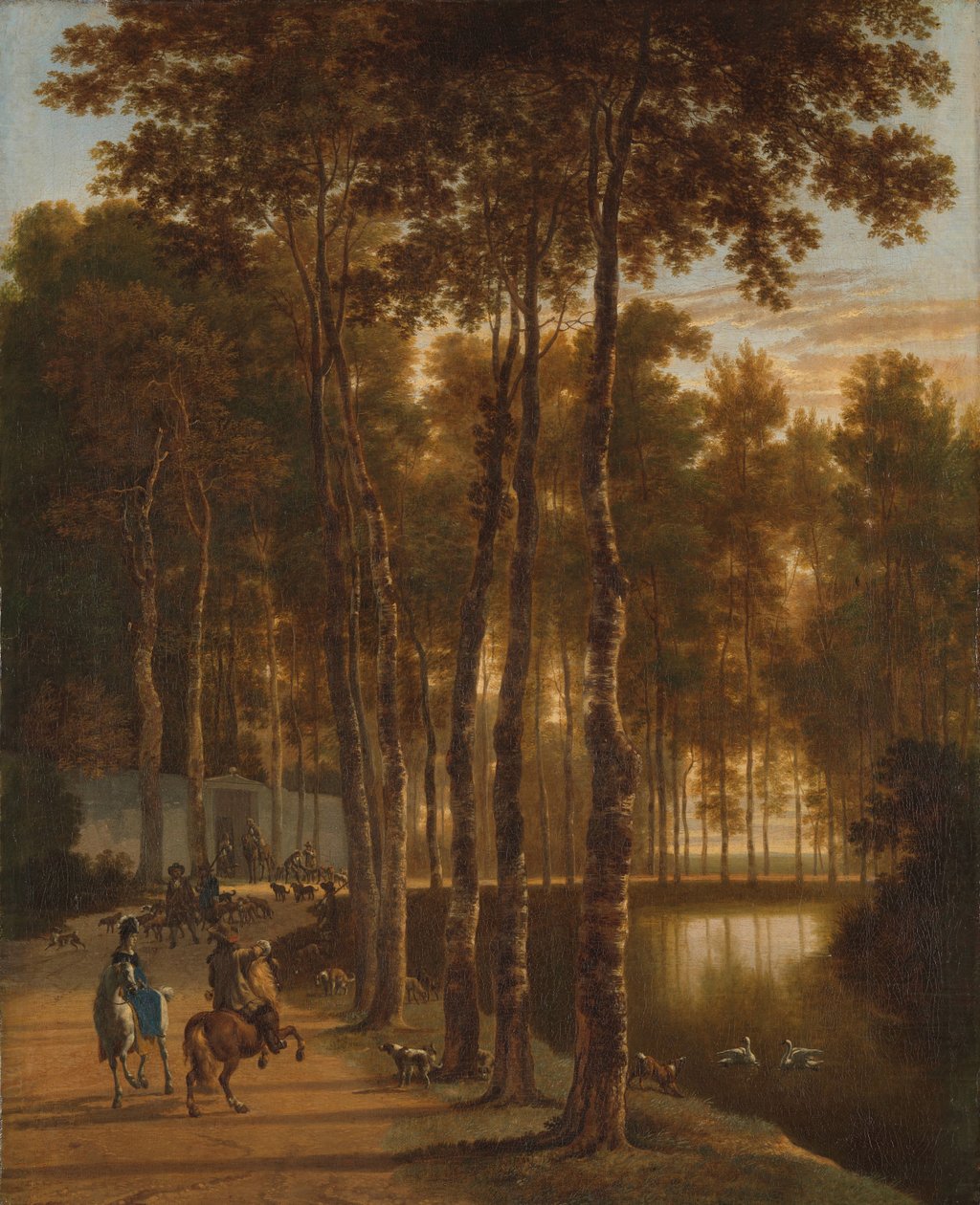 Aleja Brzóz autorstwa Jan Hackaert
