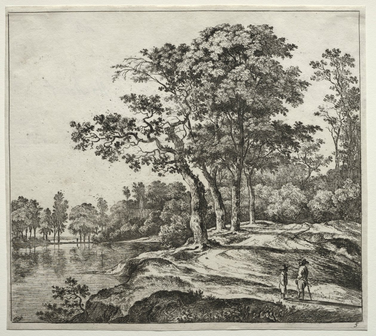 Cztery drzewa autorstwa Jan Hackaert