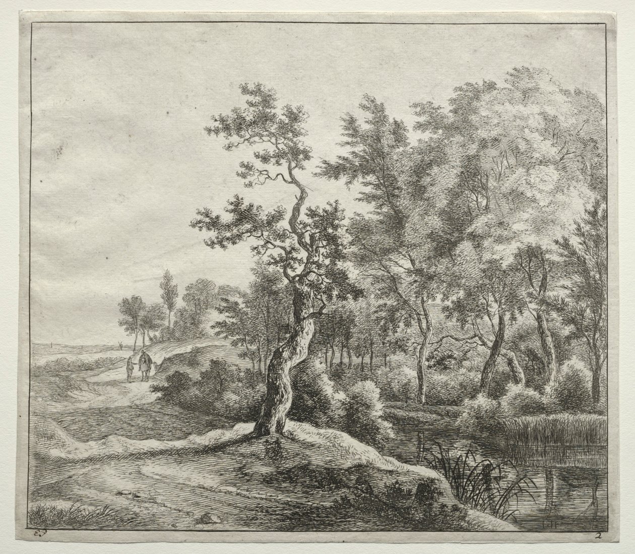 Serpentine Road autorstwa Jan Hackaert