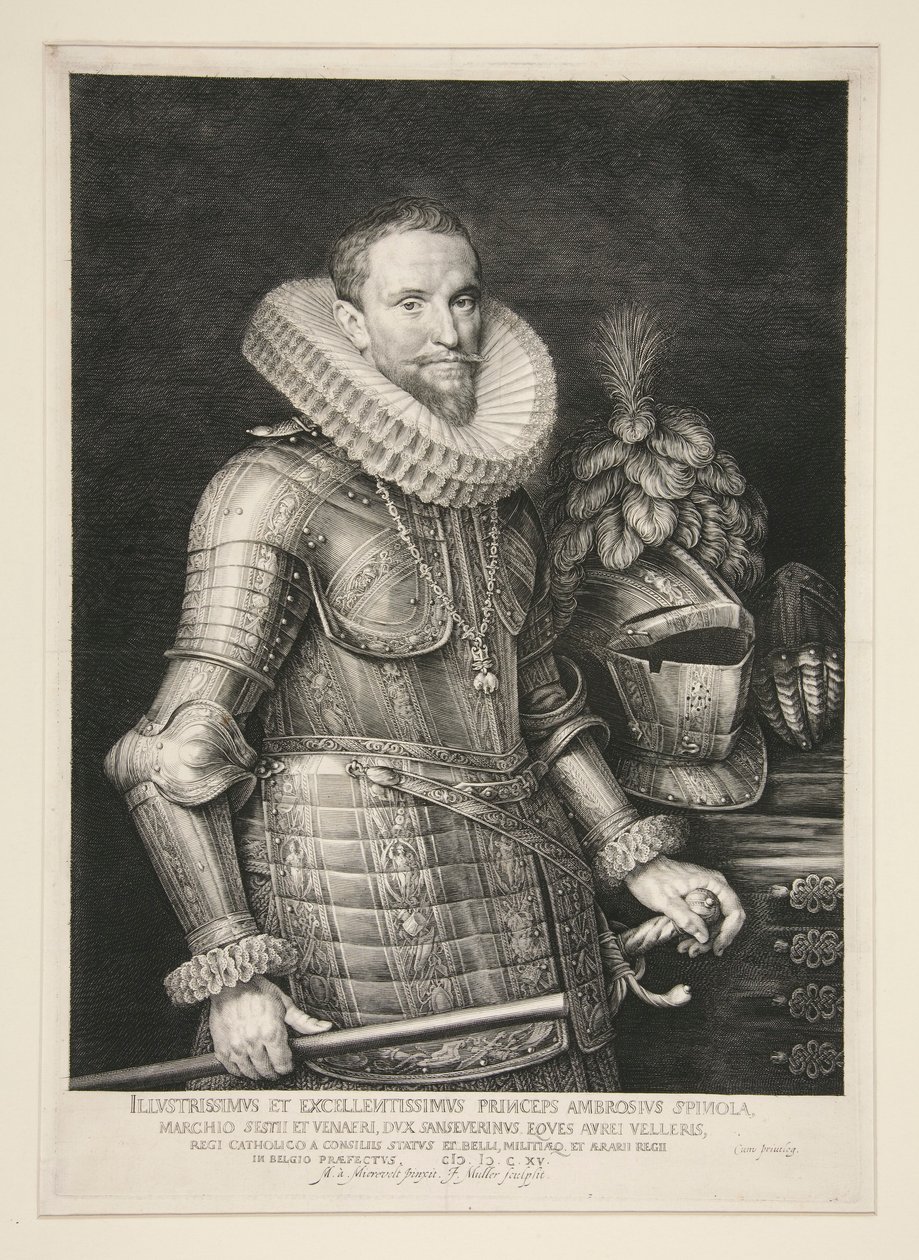 Ambroży, markiz Spinola (1569-1630) autorstwa Jan Harmensz. Muller