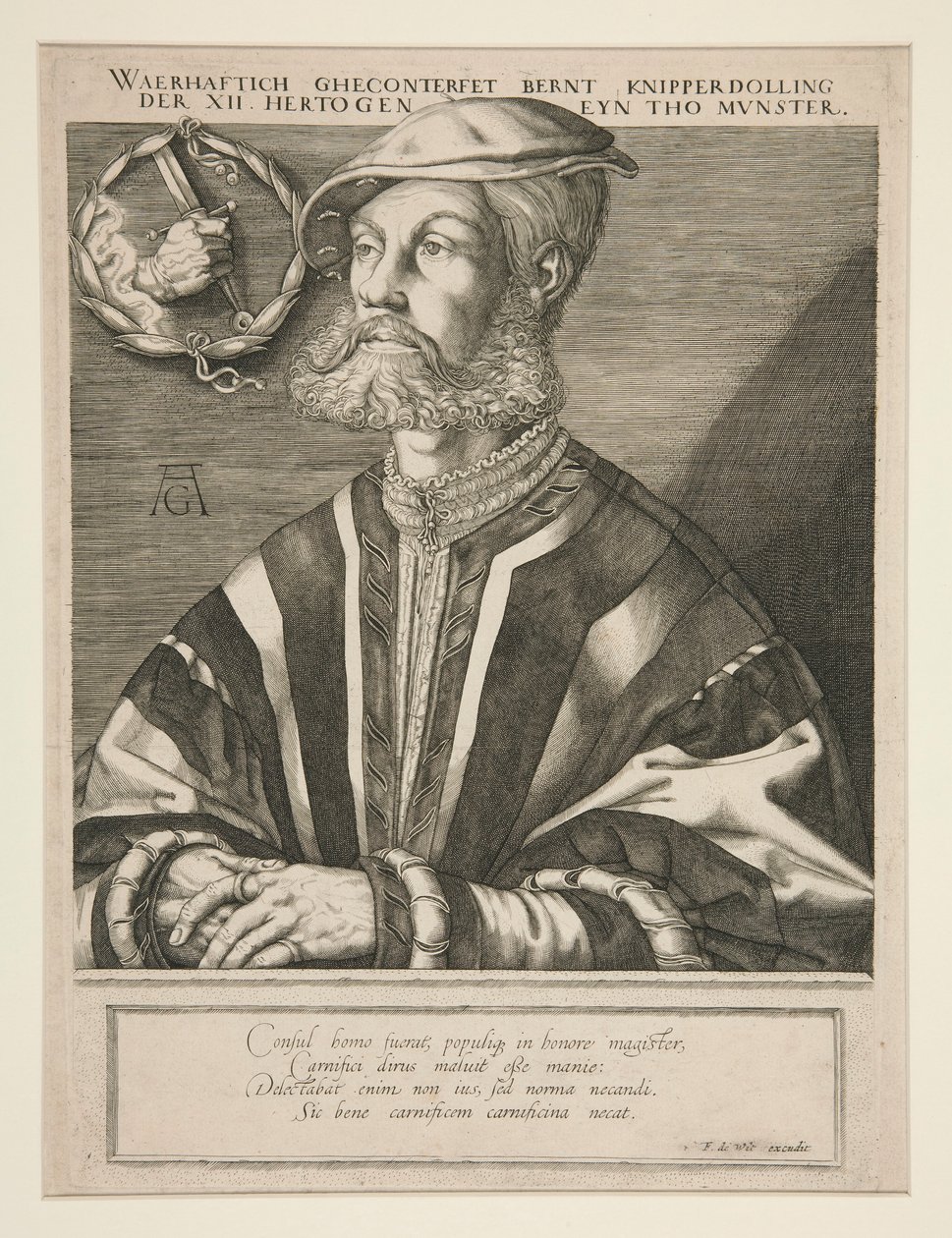 Bernhard Knipperdolling autorstwa Jan Harmensz. Muller