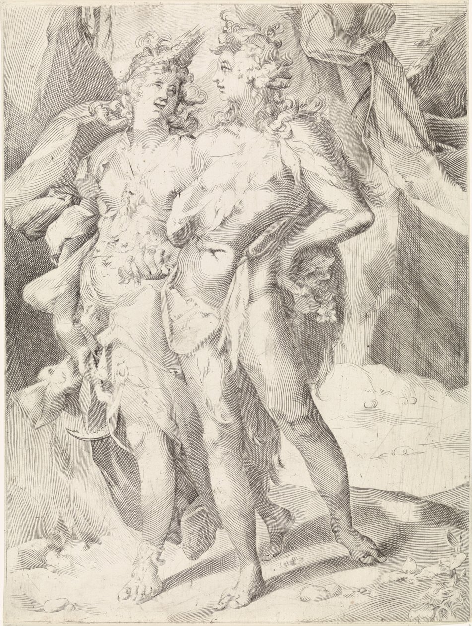 Ceres i Bachus autorstwa Jan Harmensz. Muller