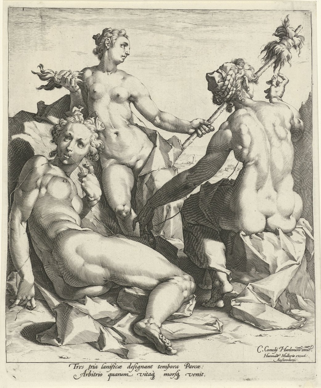 Trzy losy autorstwa Jan Harmensz. Muller