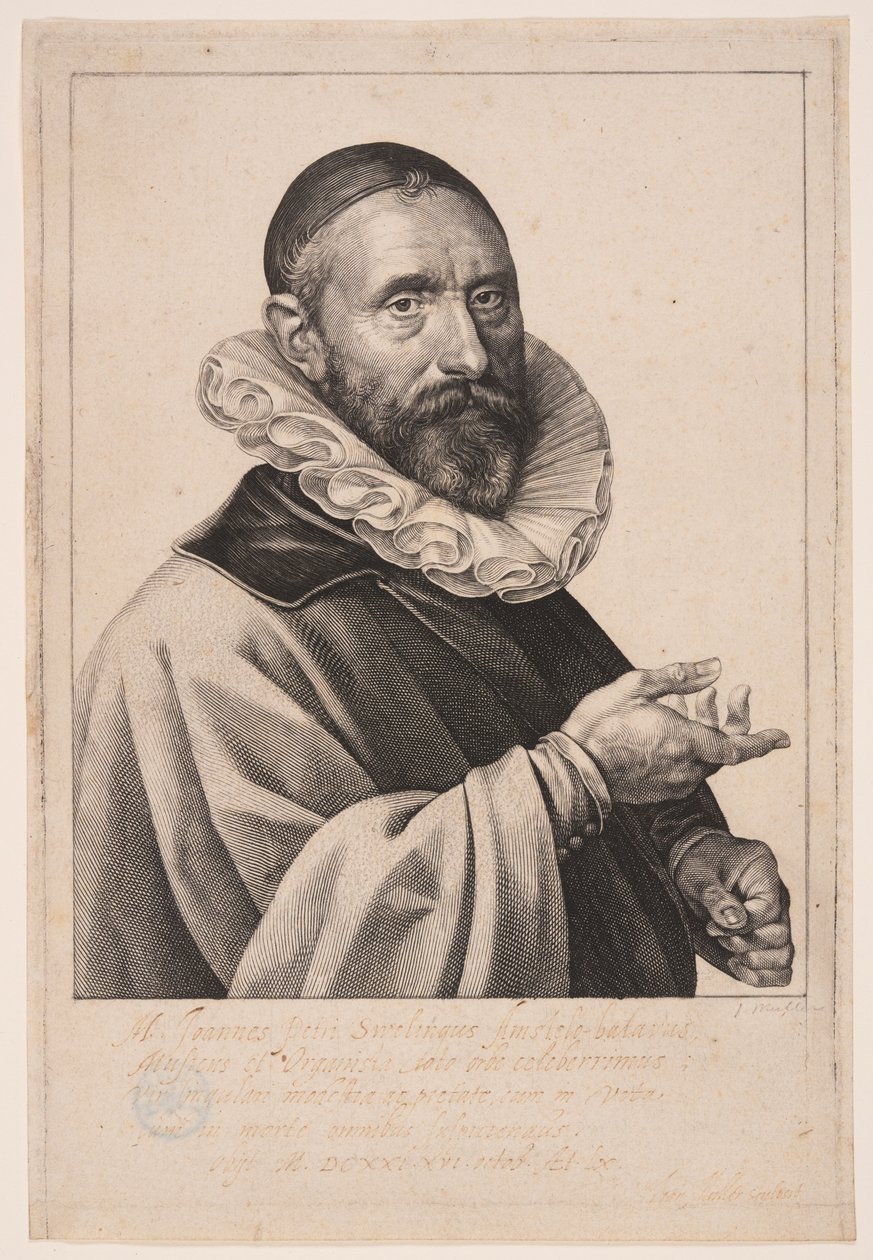 Jan Pietersz. Sweelinck, organista i kompozytor w Amsterdamie autorstwa Jan Harmensz. Muller