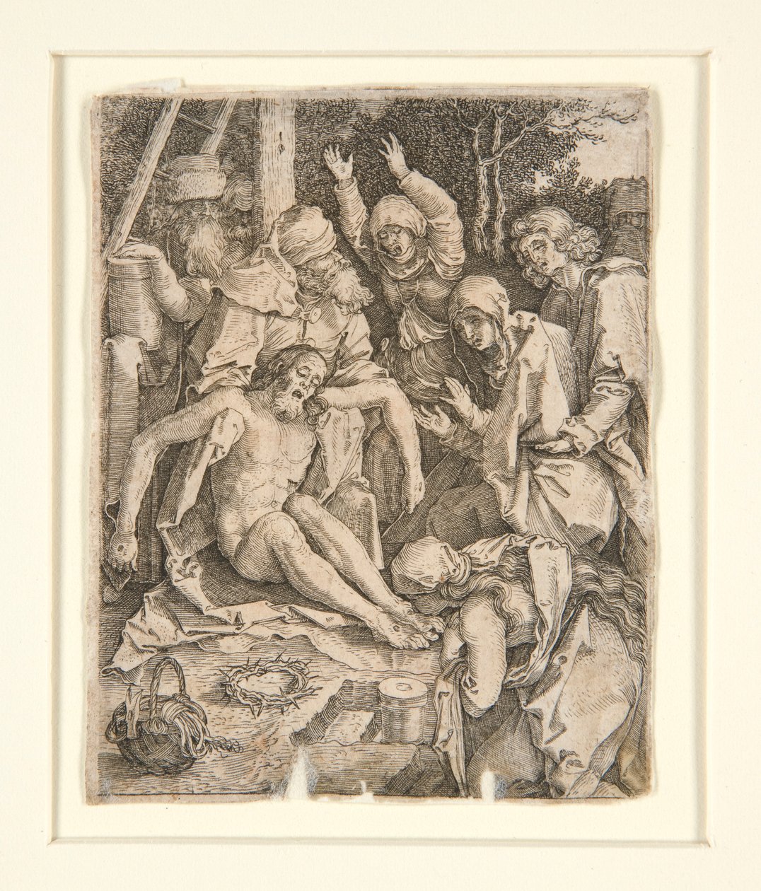 Lamentacja, z „Pasji” autorstwa Jan Harmensz. Muller