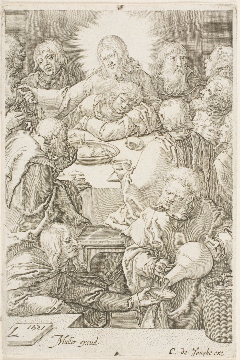 Ostatnia Wieczerza autorstwa Jan Harmensz. Muller