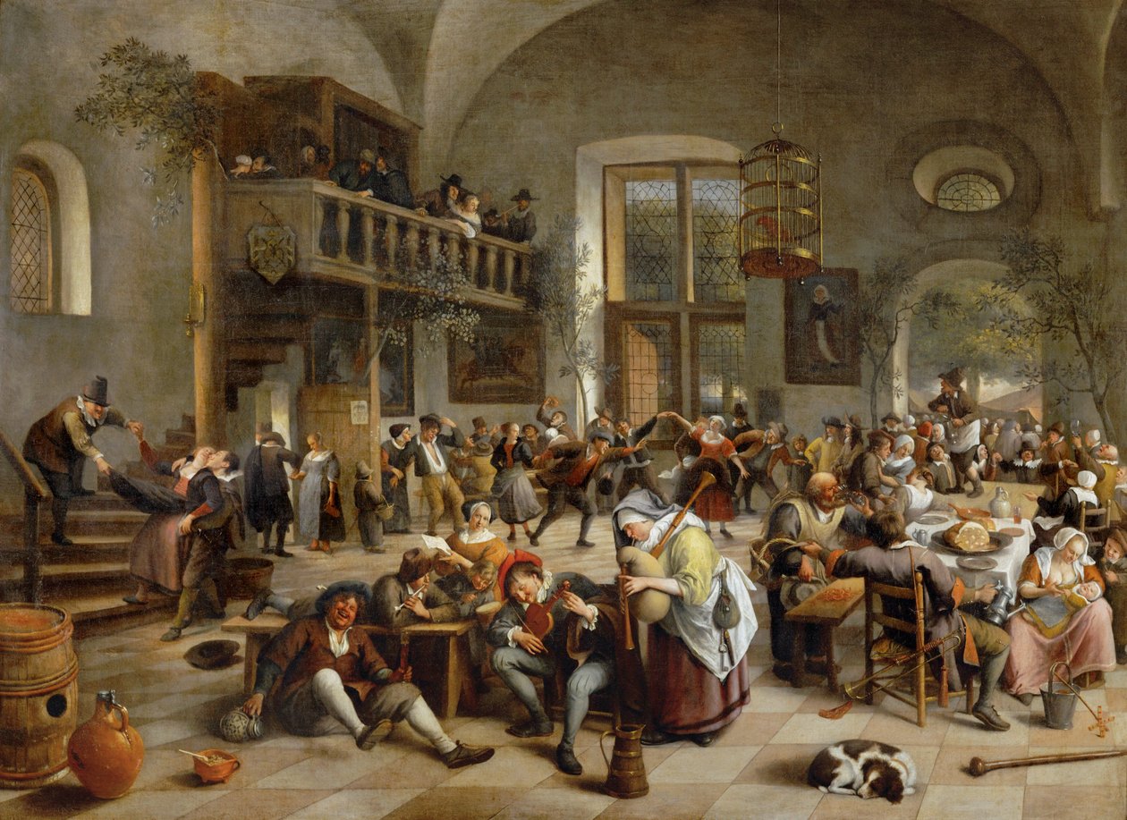 Impreza w tawernie ... autorstwa Jan Havicksz. Steen