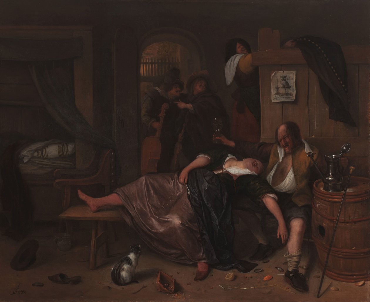 Pijana para Pijana para autorstwa Jan Havicksz. Steen
