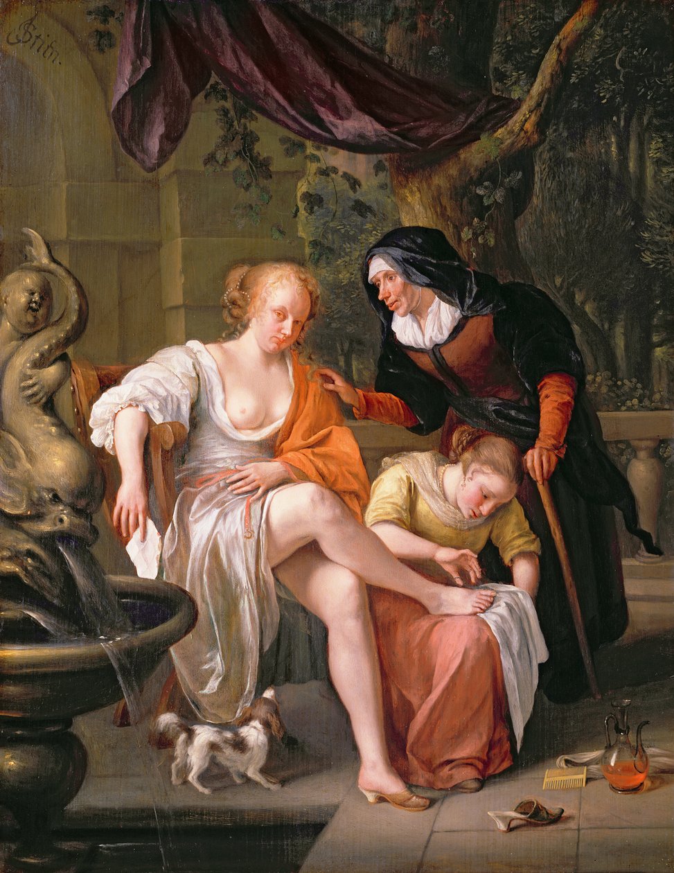 Batszeba po kąpieli autorstwa Jan Havickszoon Steen