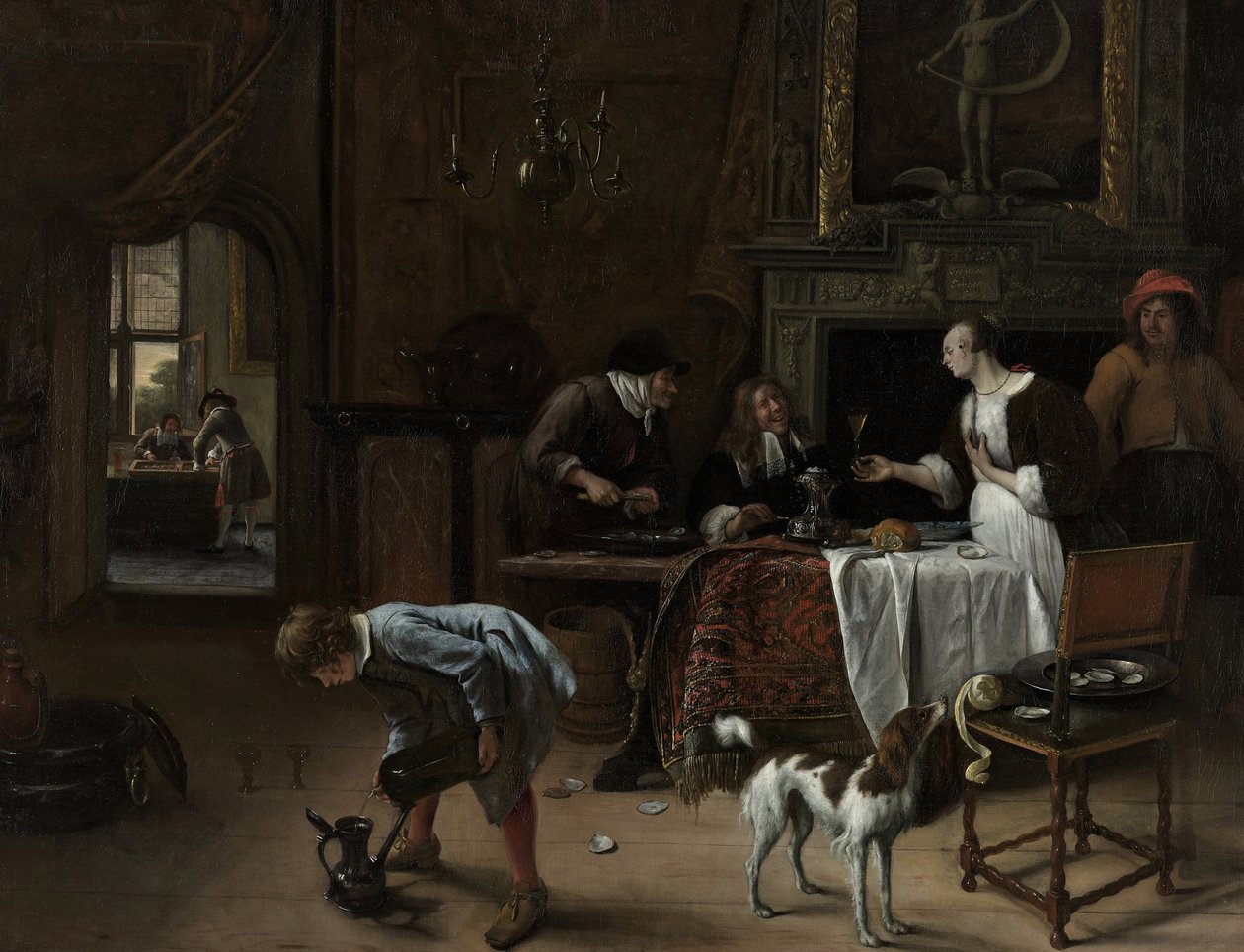 Łatwo przyjdź, łatwo idź, 1661 autorstwa Jan Havickszoon Steen