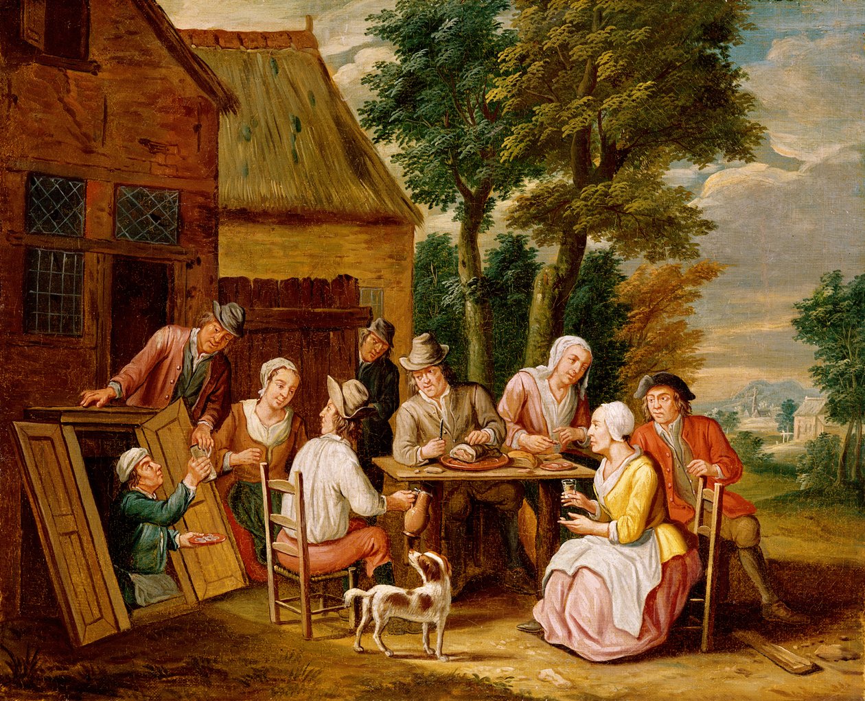 Poza karczmą autorstwa Jan Havickszoon Steen