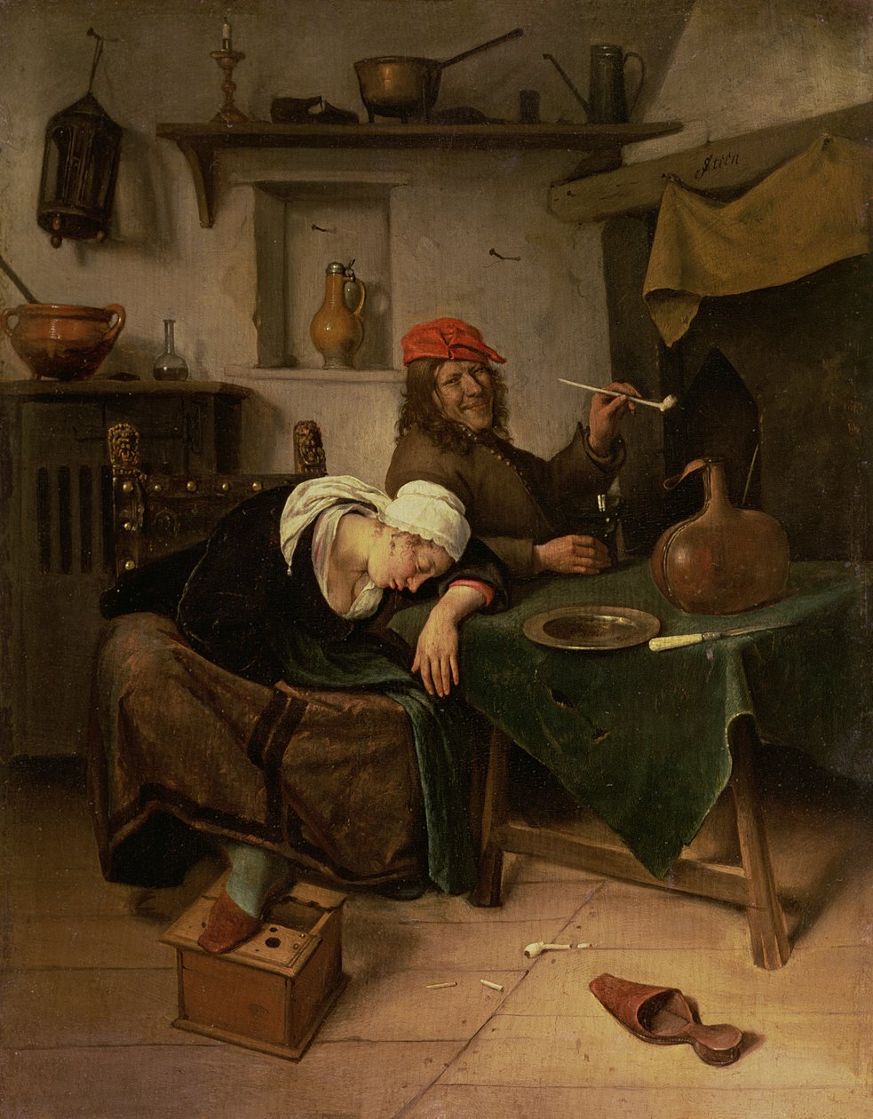 leniwi autorstwa Jan Havickszoon Steen