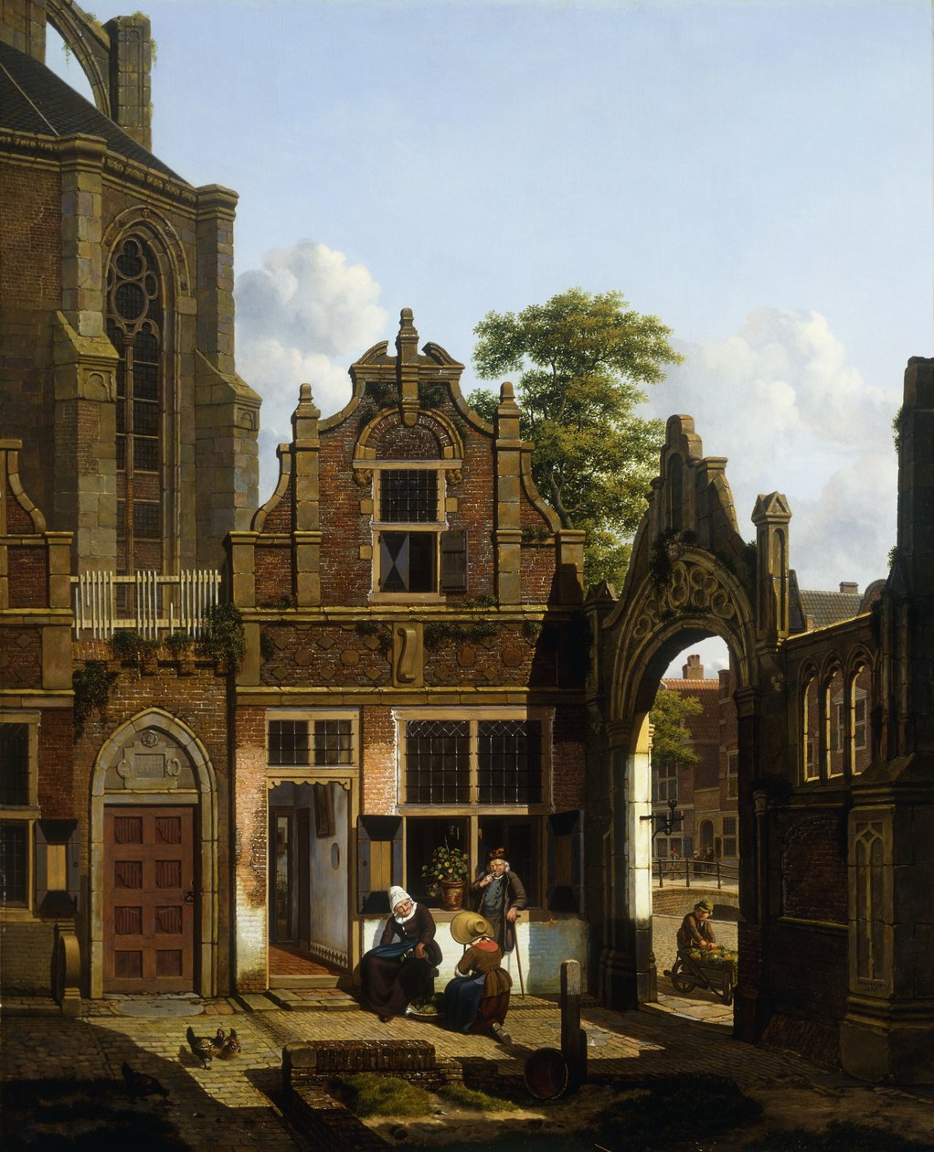 Holenderski dziedziniec, 1822 autorstwa Jan Hendrik Verheyen