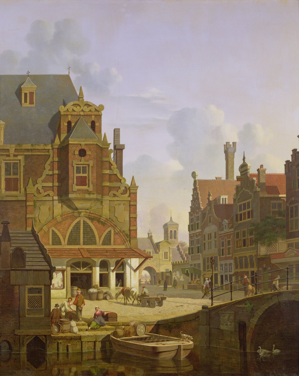 Scena uliczna autorstwa Jan Hendrik Verheyen