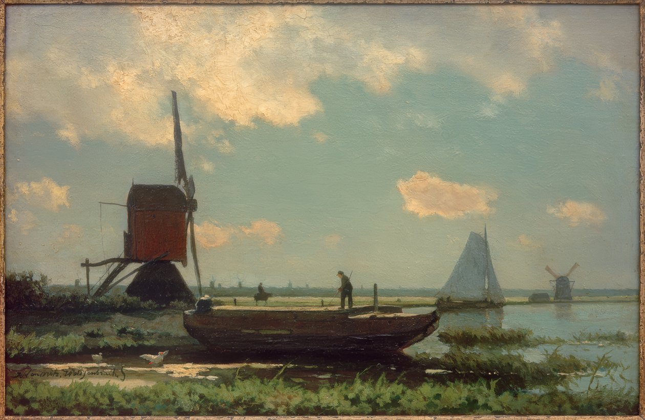 Polderlandschaft autorstwa Jan Hendrik Weissenbruch