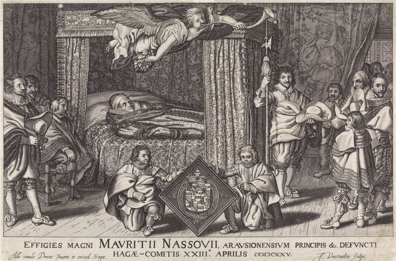Paradebed van Prins Maurits, 1625 Podobizny wielkiego Maurice