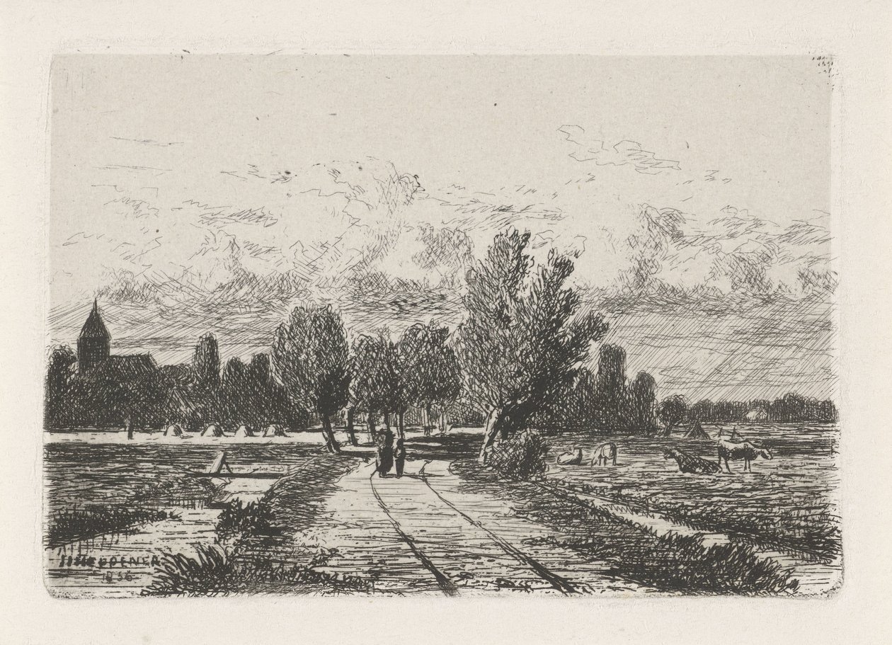 krajobraz polderowy autorstwa Jan Heppener
