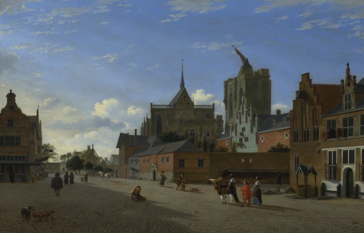 Widok w Kolonii, ok. godz. 1660 autorstwa Jan Heyden van der