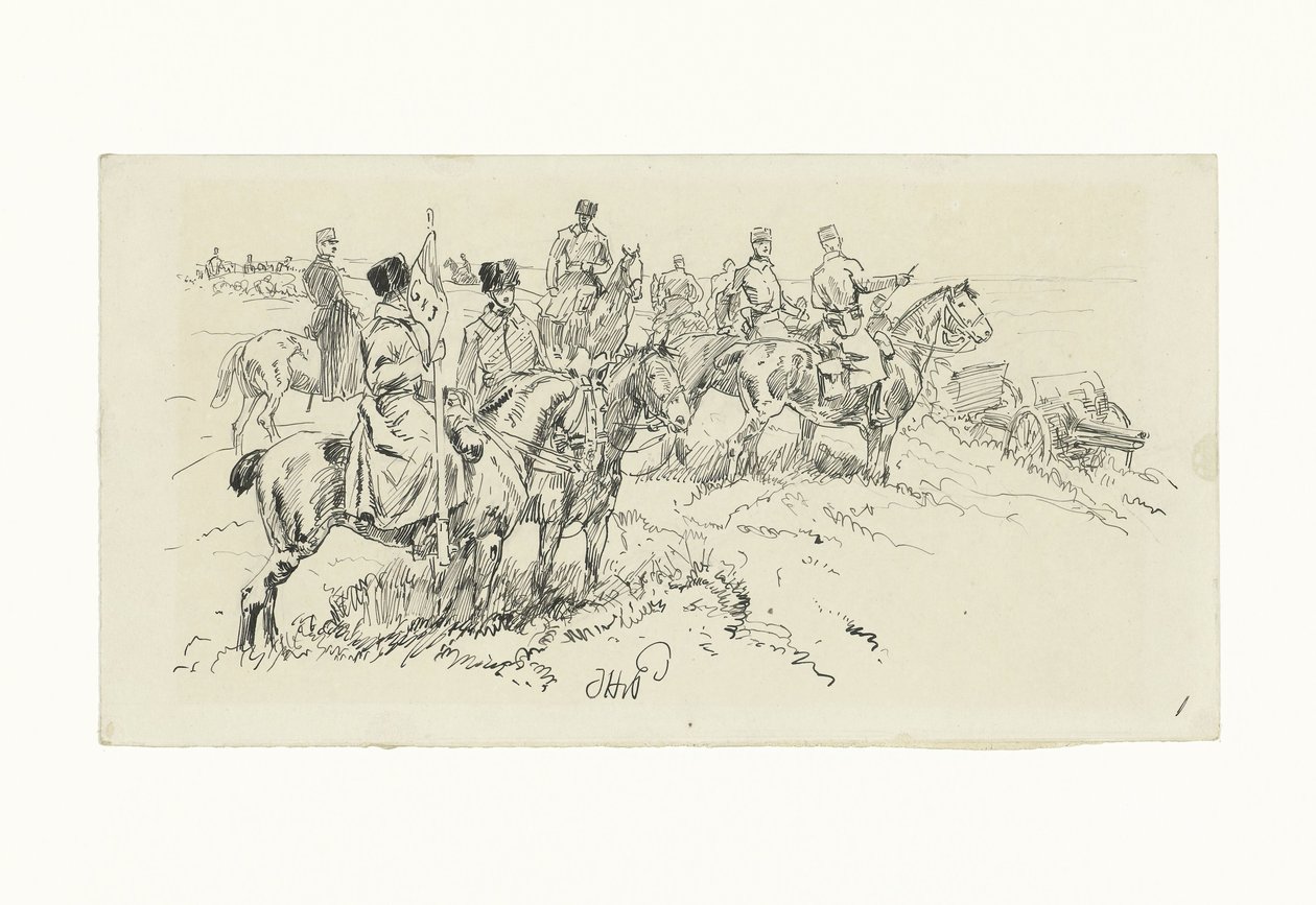 Artyleria w polu autorstwa Jan Hoynck van Papendrecht