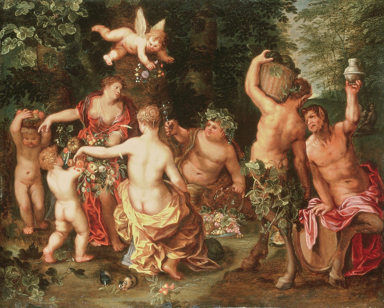 Alegoria obfitości autorstwa Jan II Brueghel