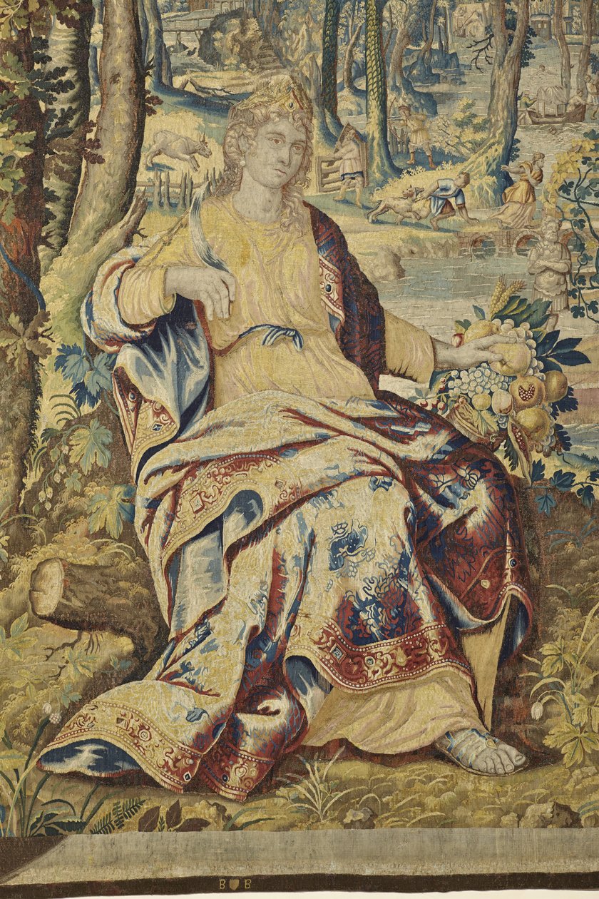 Fragment Pomony, z Vertumnus i Pomona, ok. 1630 autorstwa Jan II Raes