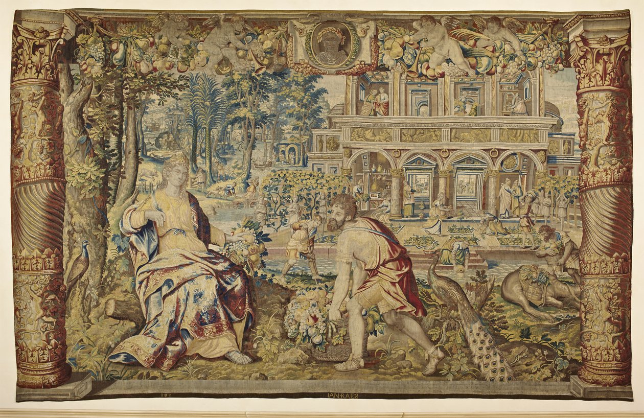 Vertumnus i Pomona, ok. 1630 autorstwa Jan II Raes