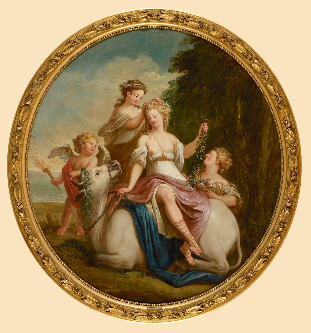 Gwałt Europy, 1723. autorstwa Jan Jakob Spoede