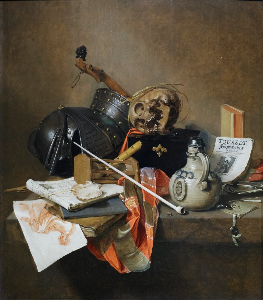 Martwa natura Vanitas autorstwa Jan Jansz Treck