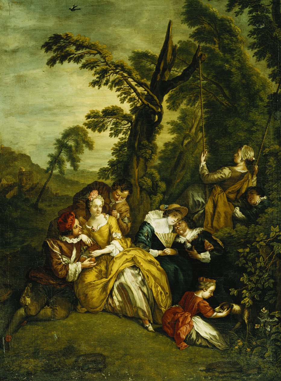 Uroczysty Champetre, 1756 autorstwa Jan Josef the Elder Horemans