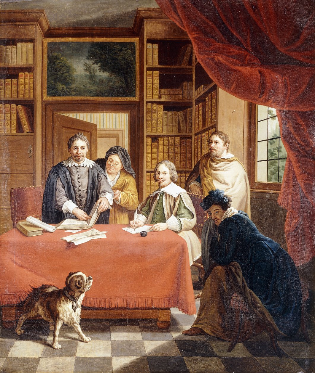 Przygotowanie umów ślubnych, autorstwa Jan Josef the Younger Horemans