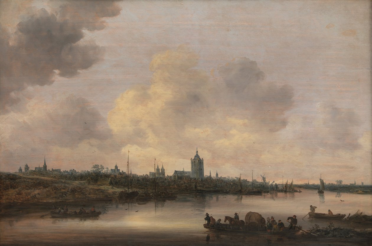 Widok miasta Arnhem, 1646 autorstwa Jan Josefsz Goyen van
