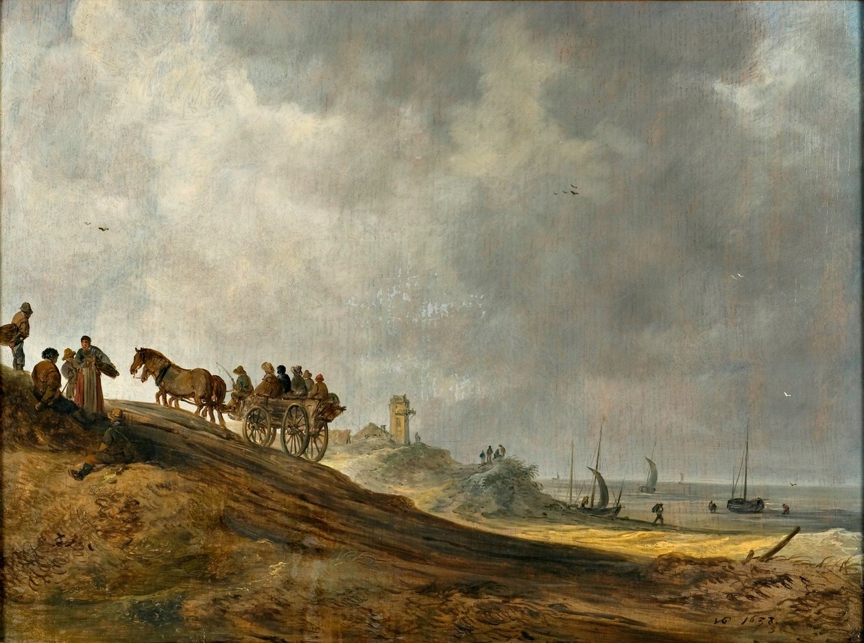 Zdjęcie plaży autorstwa Jan Josephsz van Goyen