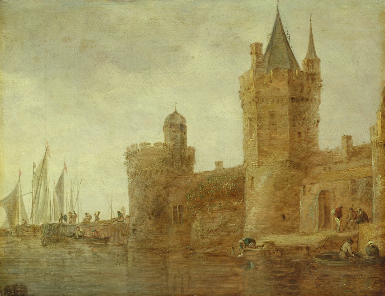 Wał na wodzie autorstwa Jan Josephsz van Goyen