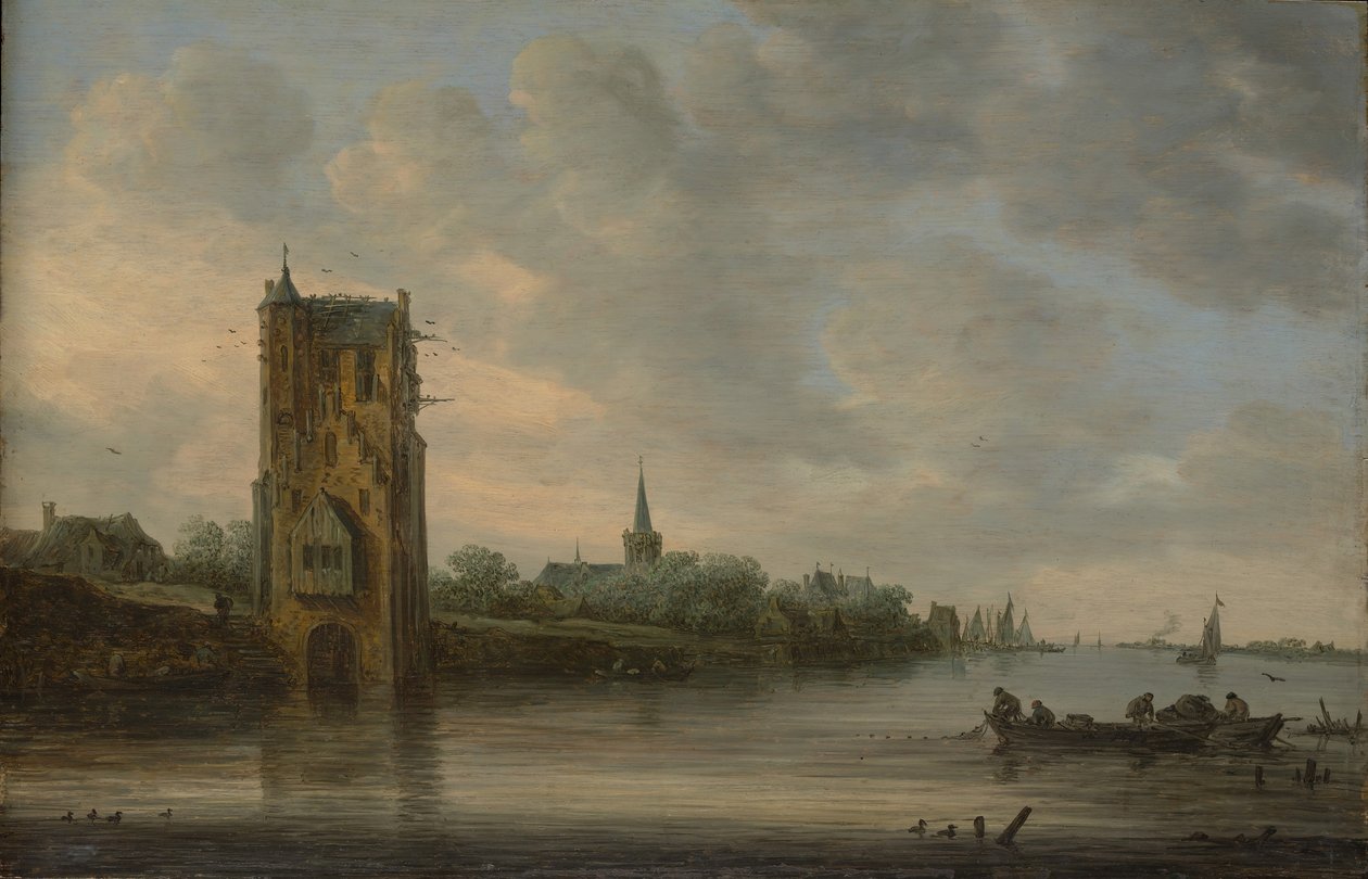 Brama Pelkus pod Utrechtem, 1646. autorstwa Jan Josephsz van Goyen