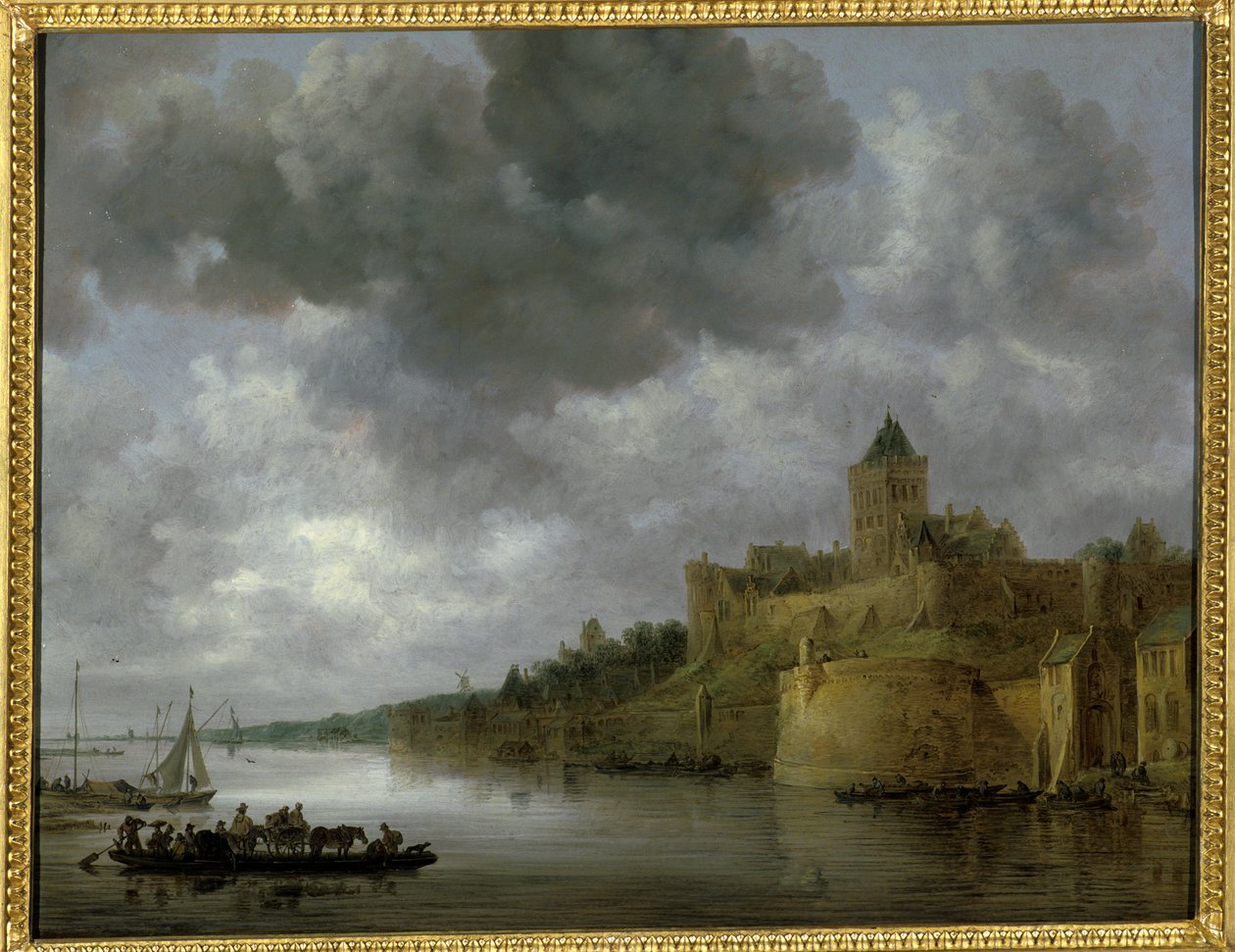 Valkhof w Nymwegen, 1642 autorstwa Jan Josephsz van Goyen