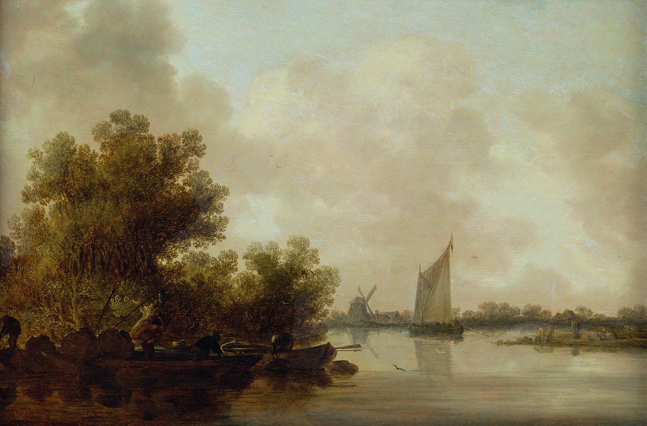 Nieznany obraz autorstwa Jan Josephsz van Goyen