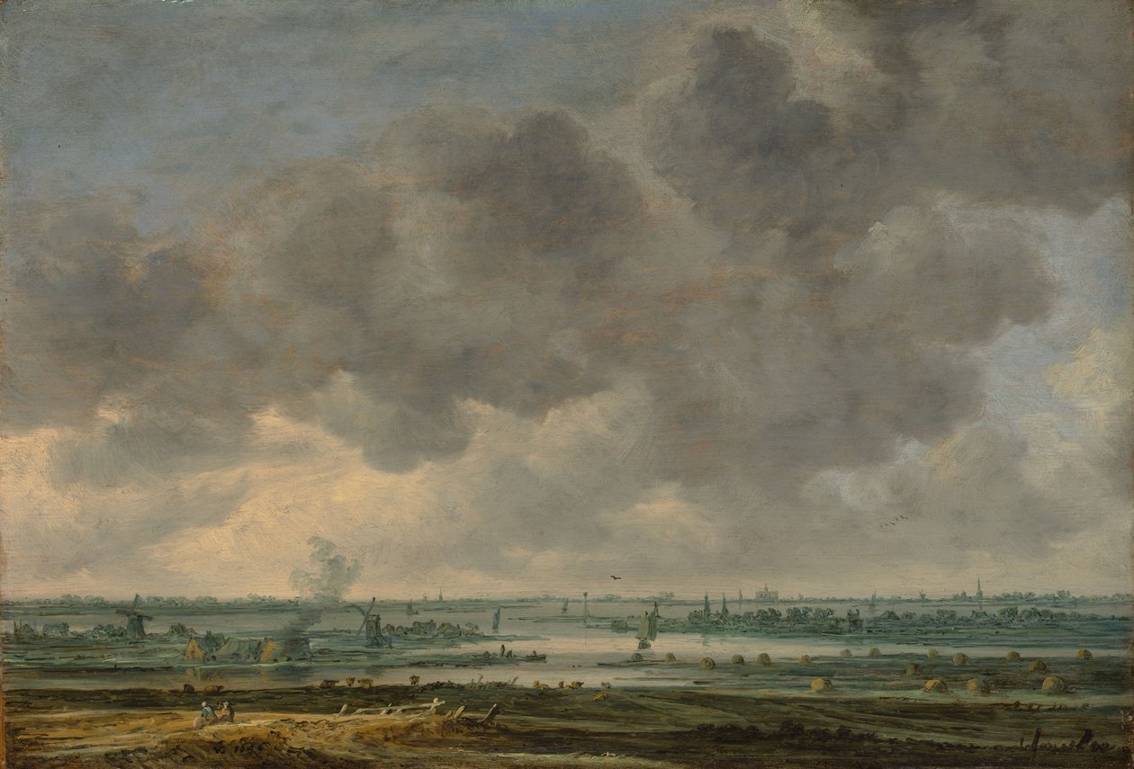 Widok Haarlemu i Haarlemmer Meer, 1646 autorstwa Jan Josephsz van Goyen