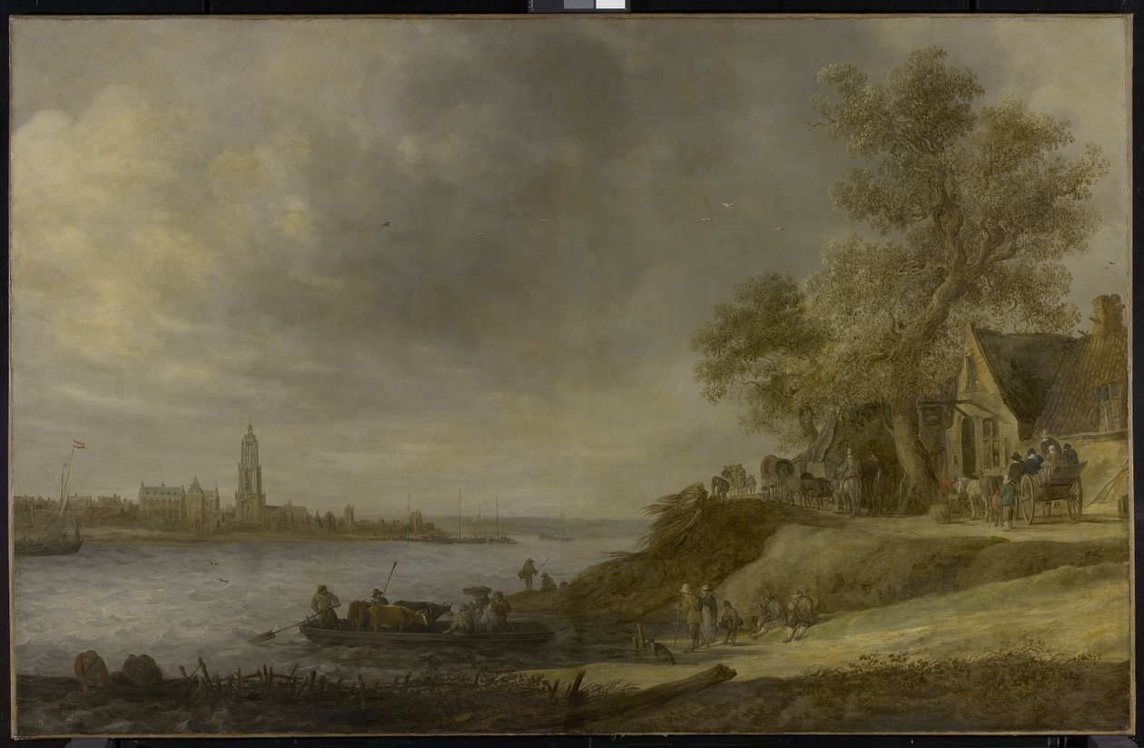 Widok Rhenen, 1641 autorstwa Jan Josephsz van Goyen