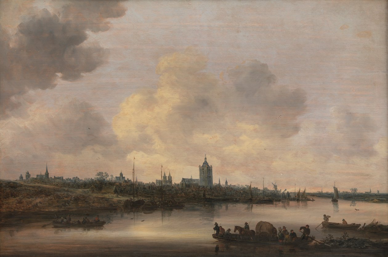 Widok na miasto Arnhem autorstwa Jan Josephsz van Goyen