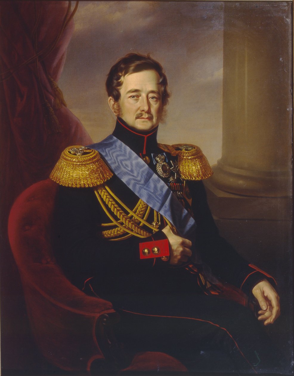 Portret Iwana Fiodorowicza Paskiewicza, hrabiego Erywań, namiestnika Królestwa Polskiego, 1845 autorstwa Jan Ksawery Kaniewski