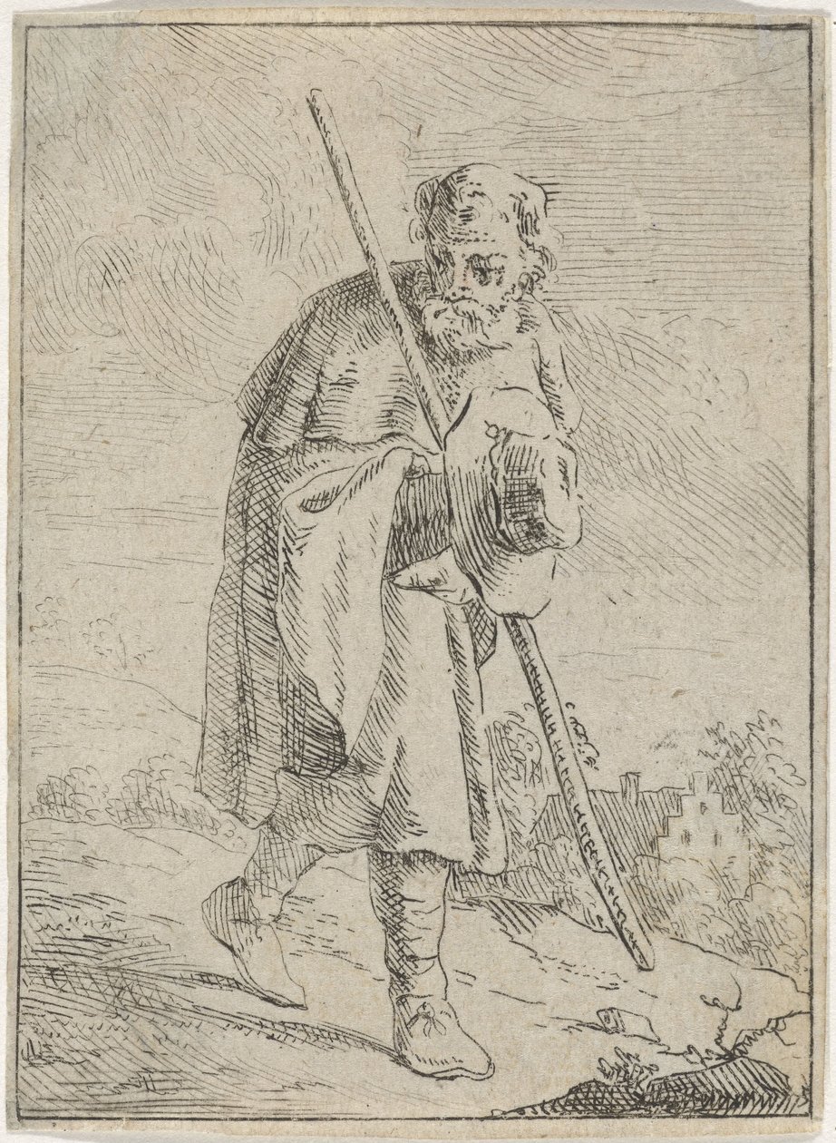 turysta autorstwa Jan Lauwryn Krafft (I)
