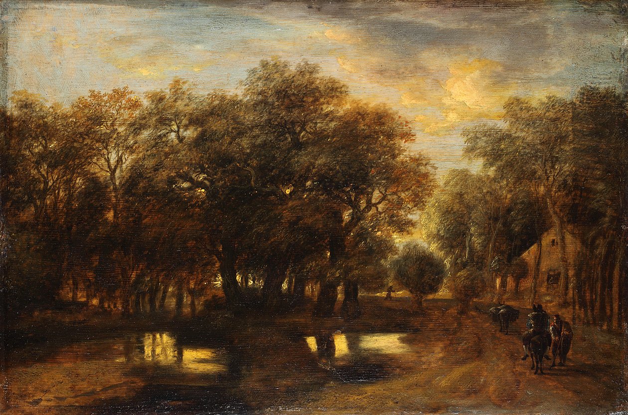 Wieczorny pejzaż autorstwa Jan Lievens