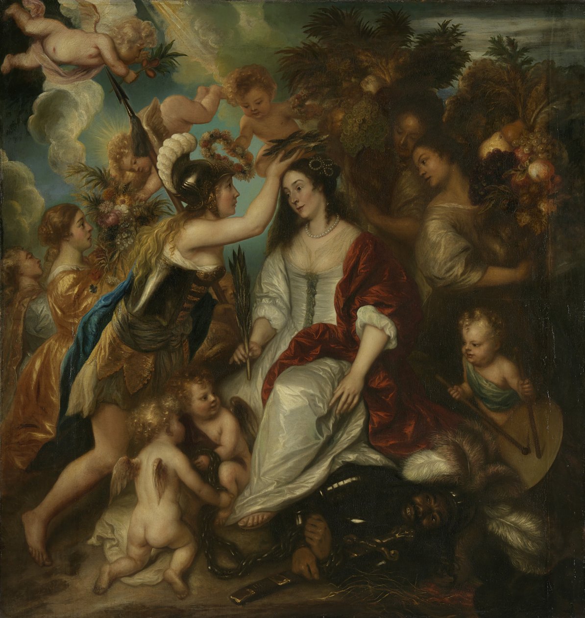 Alegoria Pokoju, 1652 autorstwa Jan Lievens