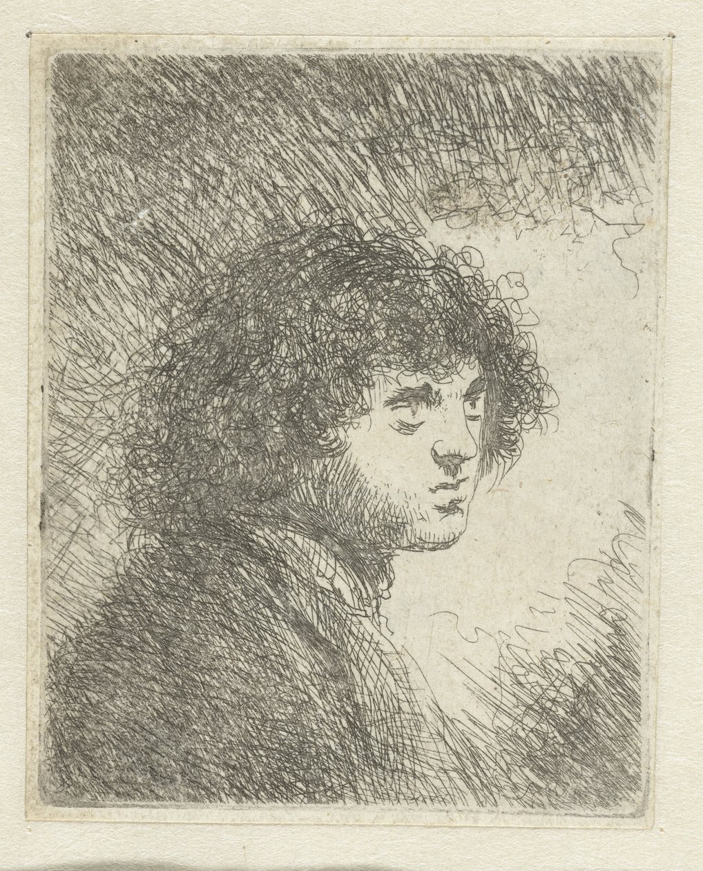 Popiersie młodego mężczyzny autorstwa Jan Lievens
